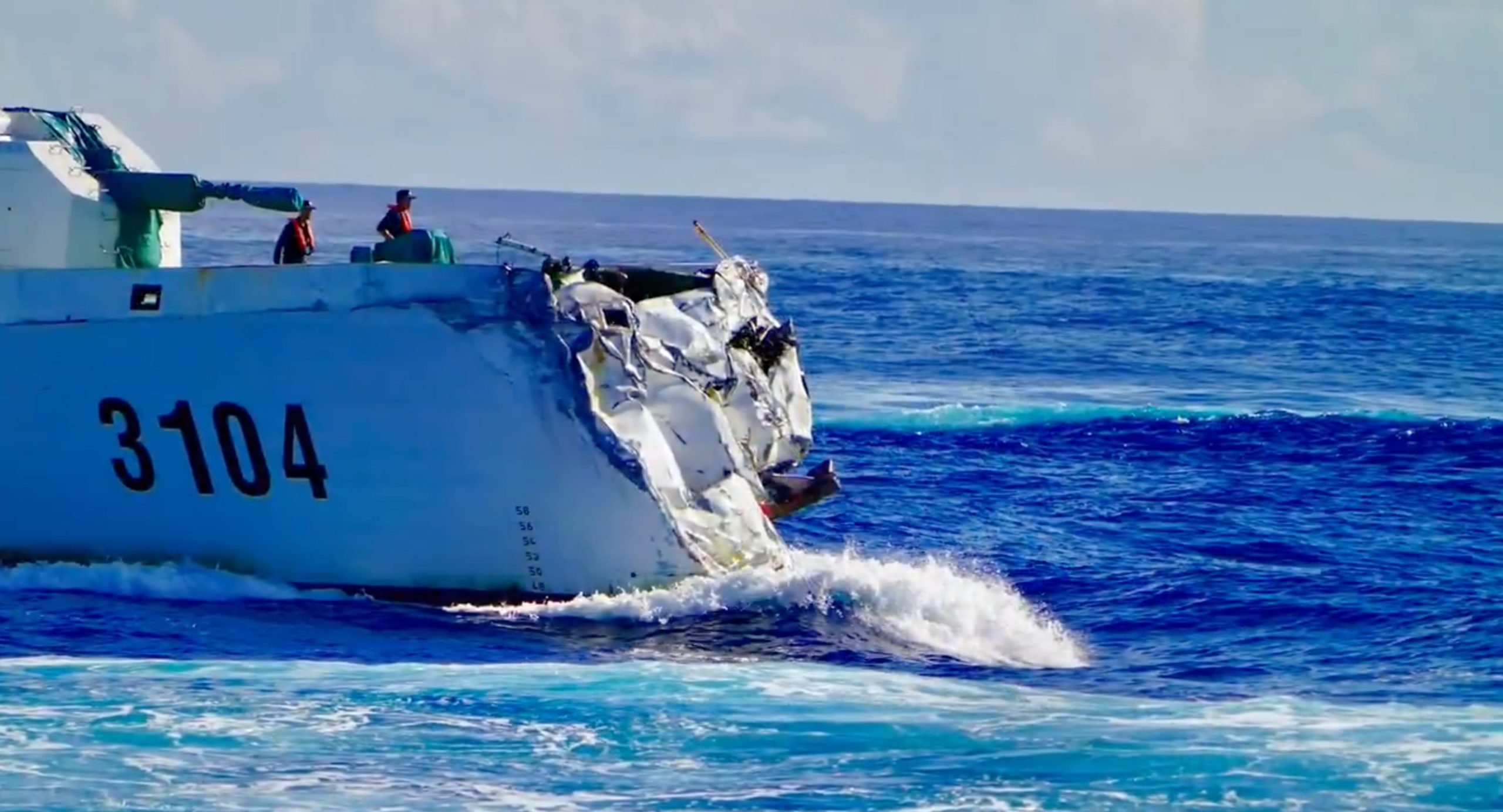 王吉舟：解读南海舰队164舰与海警3104舰黄岩岛猛烈互撞【音频】